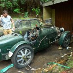 Fake replica Bugatti Type 51 Race Car