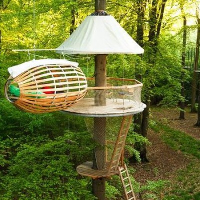 Erlebnest treehouse by Cambium
