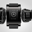 Mercedes and Pebble brings smartwatch technology to your car