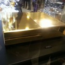 Gold plated X box One for sale at Harrods this Christmas season