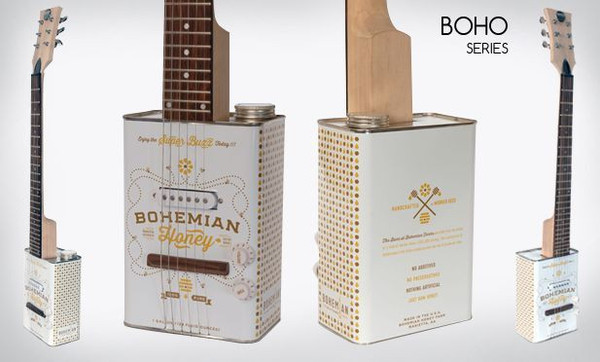 NAMM 2014: Bohemian Guitars are made from recycled oil cans