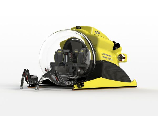 C-Researcher 3 submersible by U-Boat Worx can dive up to 1,700 meters