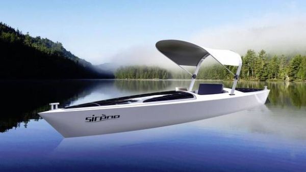 Sirène: A single-passenger solar-powered driverless boat