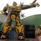 Henan man builds 12-meter-tall Bumblebee from automotive cast offs