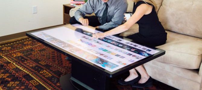 Ideum 55-inch UHD coffee table recognizes real-world objects