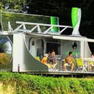 sCarabane collapsible caravan rotates 360-degree to harness solar energy