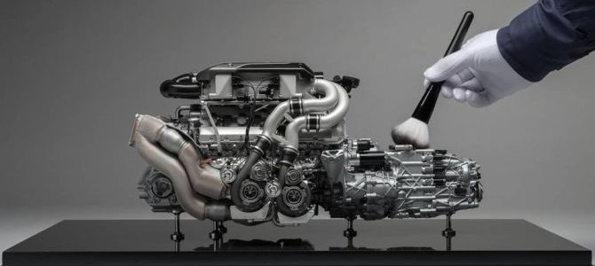 Would you shell out $10,000 on 1:4 scale Bugatti Chiron engine?