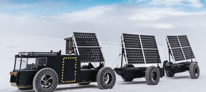 Dutch couple to drive to South Pole in solar-powered vehicle made from plastic waste