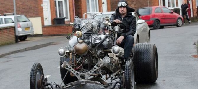 Automatron: Inventor builds Steampunk Hot Rod from scratch